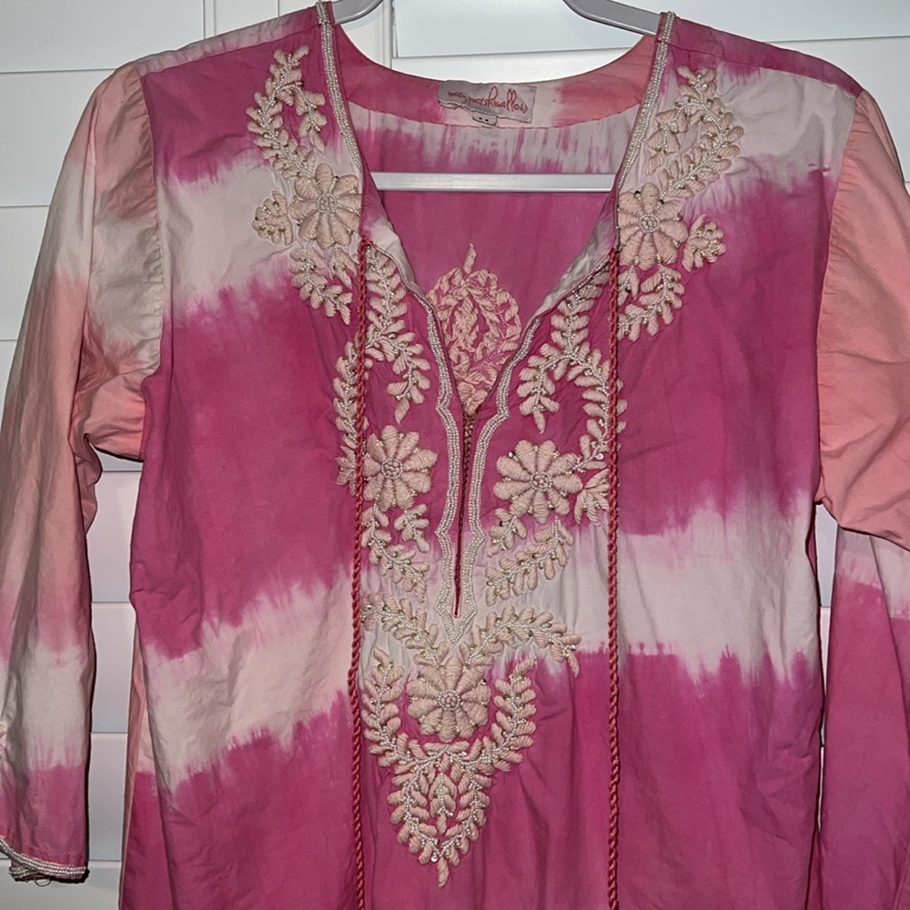 Mary Marshmallow boho preppy beachy dress size medium - Picture 5 of 8